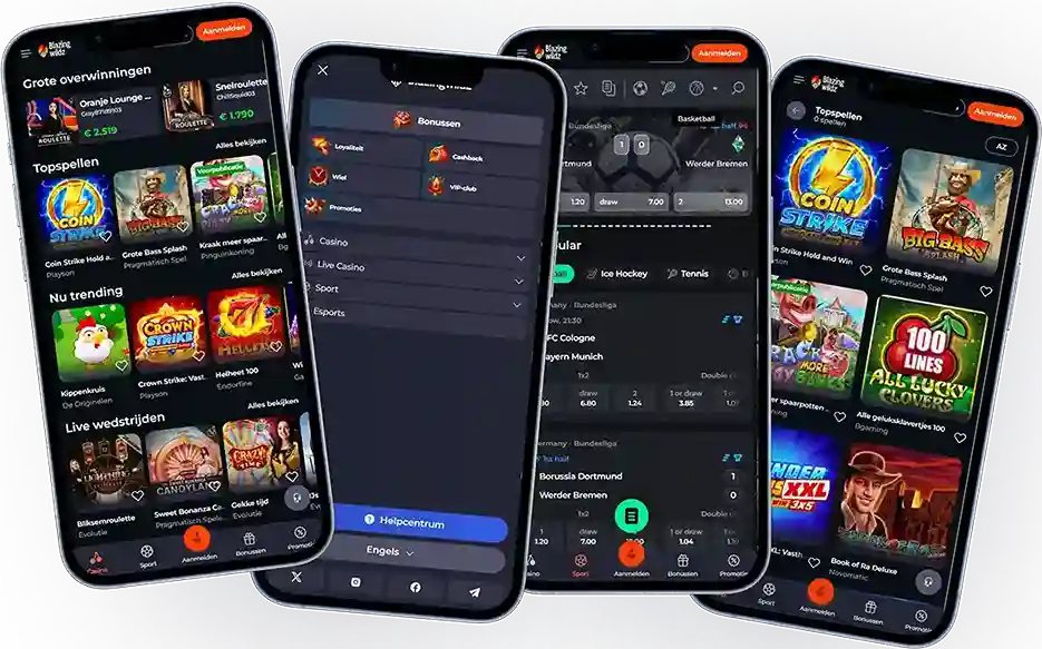 BlazingWildz Casino Mobiele App en Gebruik